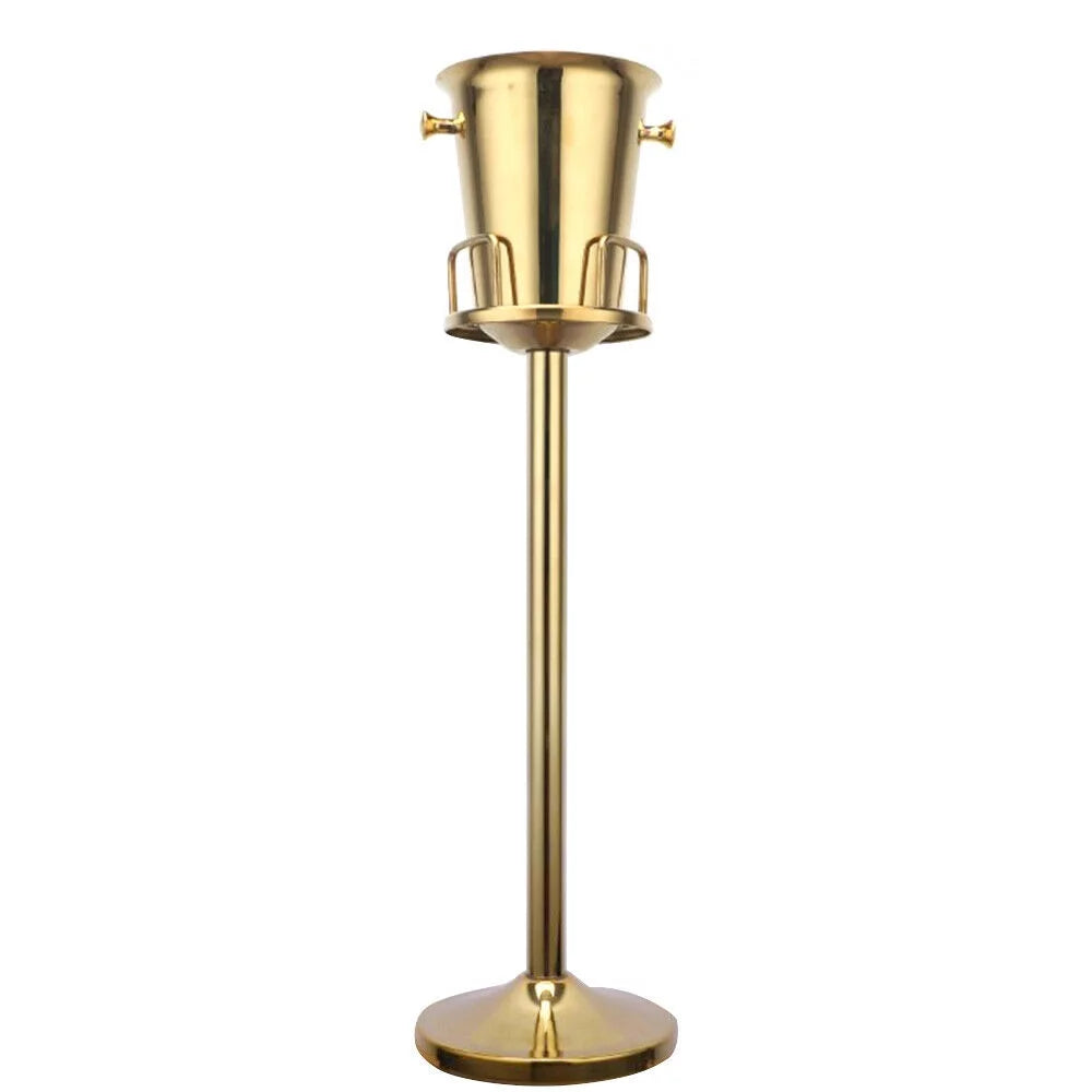 Champagne Bucket Ice Bucket Vasque Holder Titanium Gold Ice Bucket for Party Bar Hotel Home