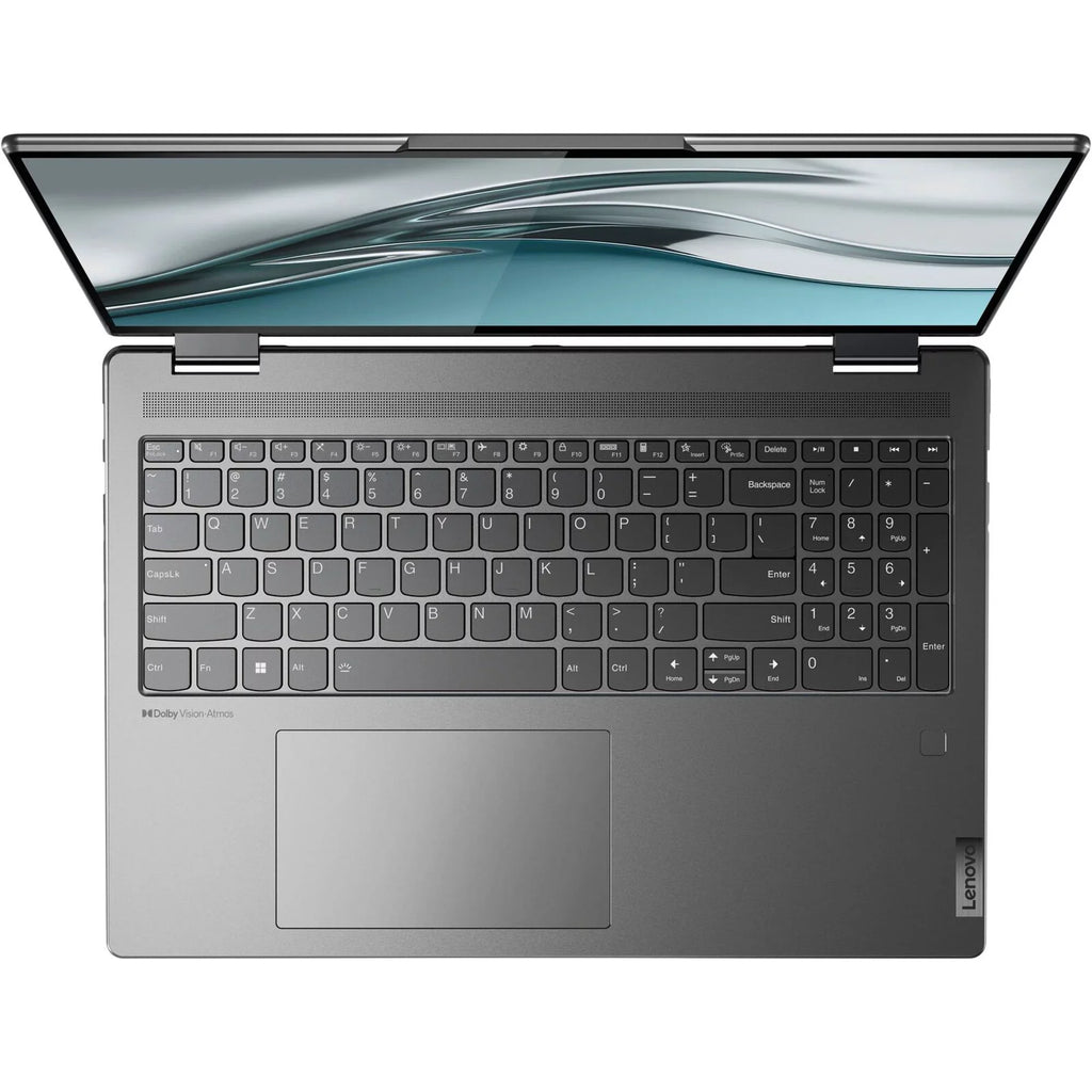 Yoga 7i Windows 11 Pro 16" 2.5K IPS 2-in-1 Business Notebook 12th Evo Platform 12-Core i5-1240P, 8GB LPDDR5 RAM, 1TB SSD, Iris Xe Graphics, Backlit KB, Fp, Gray