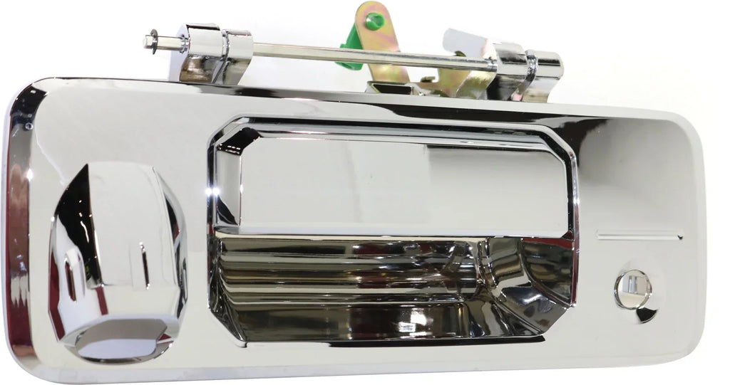 Tailgate Handle Compatible with Toyota Tacoma 2016-2018/ Tundra 2014-2018 Outside Chrome with Camera/Key Holes