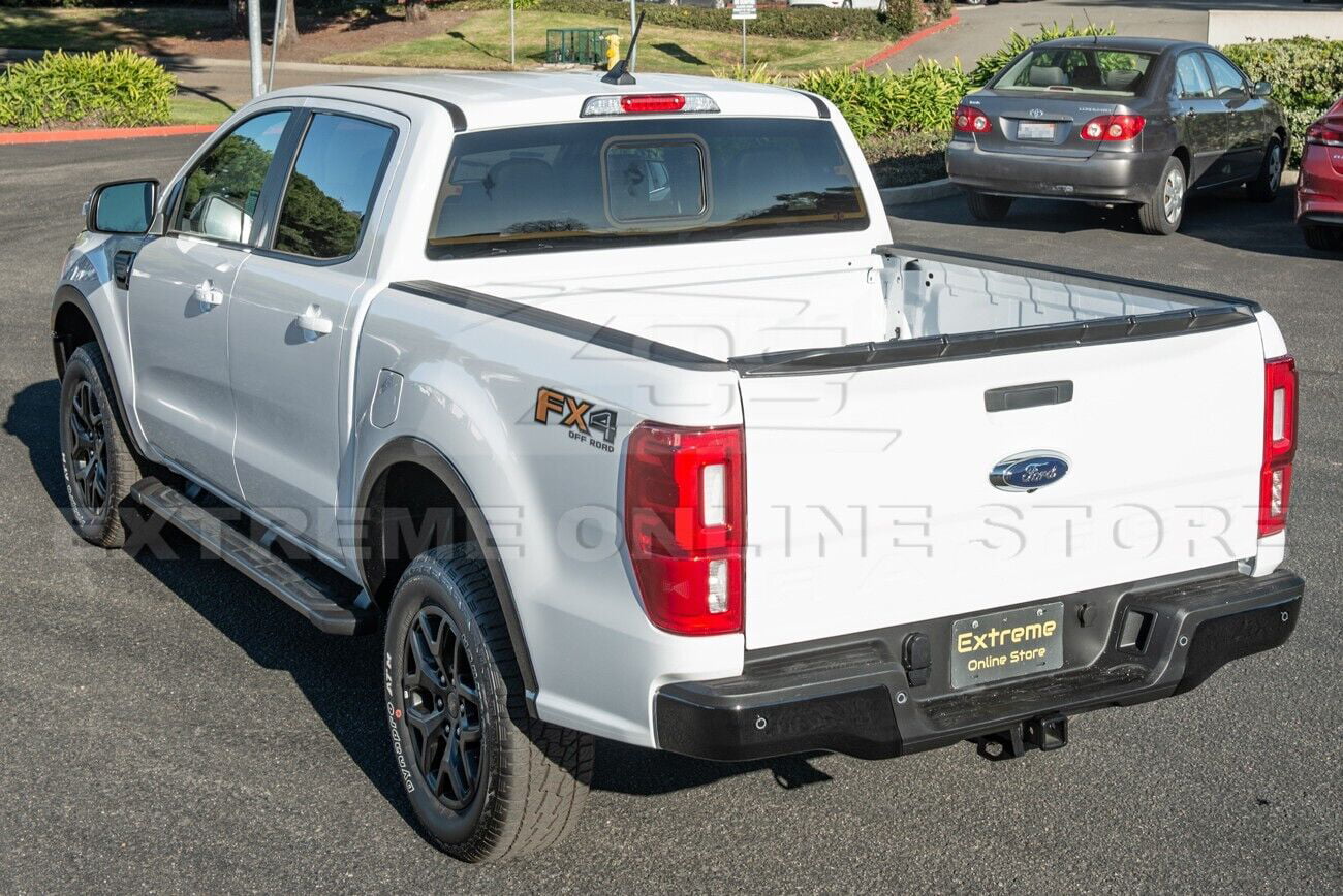 Replacement For 2019-Present Ford Ranger ALL Models | Street Series ABS Plastic - MATTE BLACK Rear Trunk Lid Wing Tailgate Spoiler