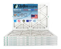 Glasfloss 18x22x1 - MERV 10 -Qty:6 - Furnace Air Filter - Made in USA (Actual Size: 17.5 x 21.5x7/8 inch)