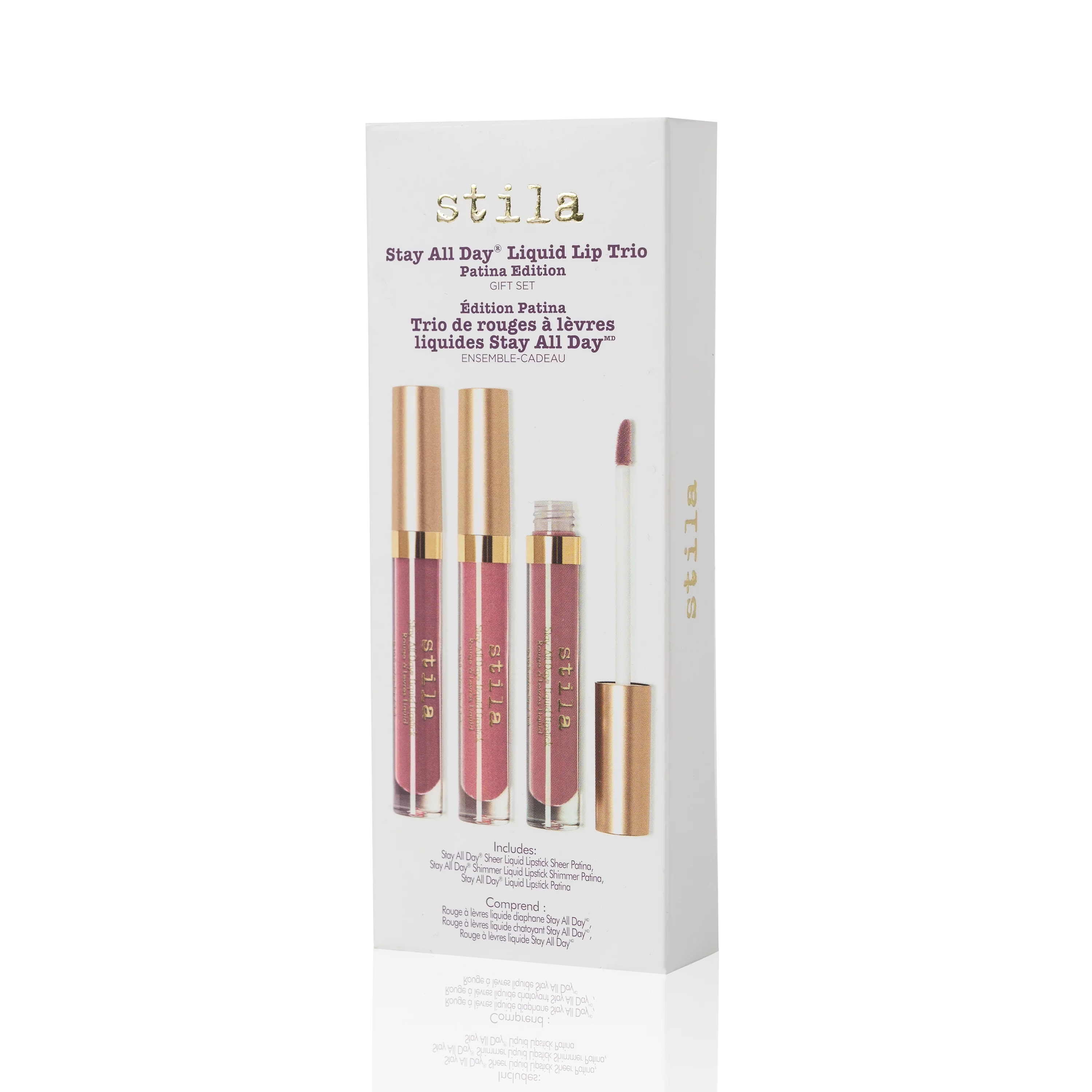 Stila Stay All Day Liquid Lip Trio Patina Edition Gift Set