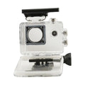 Capture Every Adventure with Our Liquid WiFi Action Camera - 1080P Video, Clear Sound Recording, and Long-lasting Silver Case