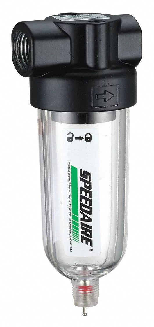 Speedaire Filter,1/4" NPT,26 cfm,5 micron 4ZL08