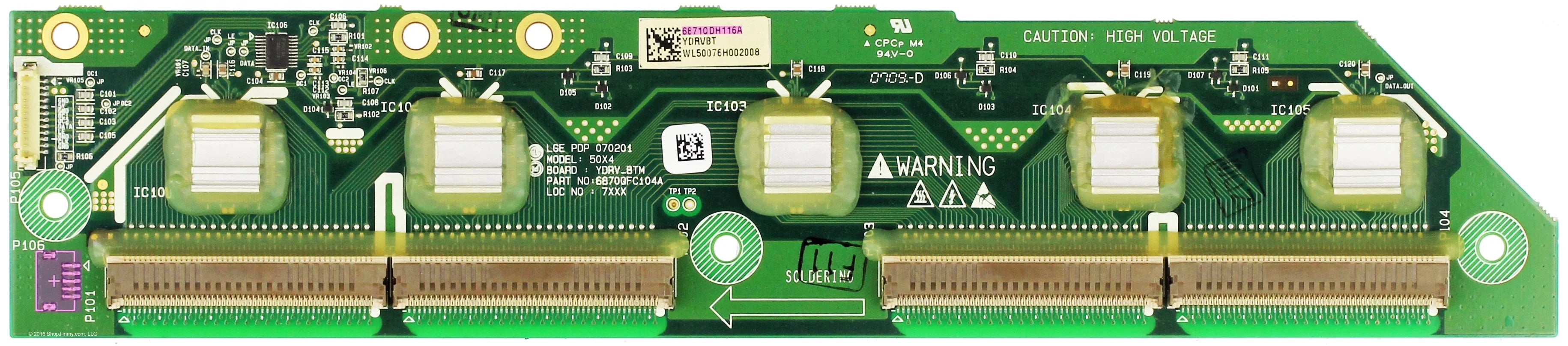 6871QDH116A (6870QFC004A, 6870QFC104A) YDRVBT