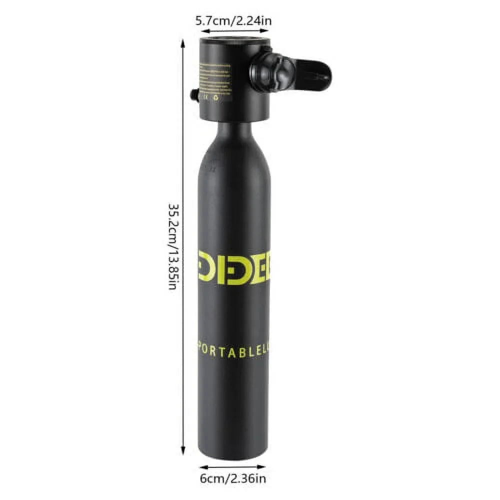 0.13gal Mini Scuba Tank Dive Diving Fluid Breath Device Cylinder Oxygen Set