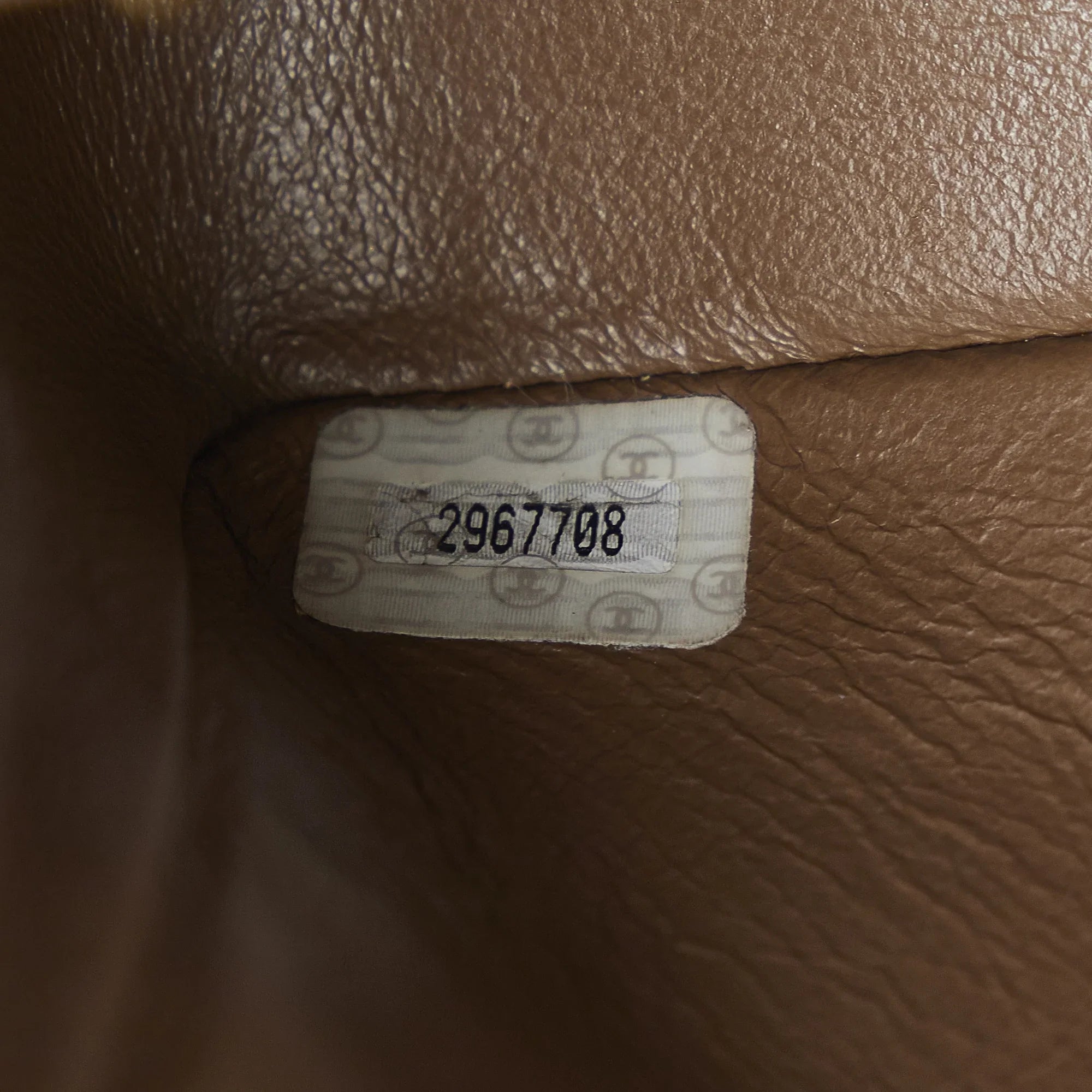 Pre-Owned Authenticated Chanel Classic Mini Square Single Flap Suede Leather Brown Crossbody Bag Unisex (Good)