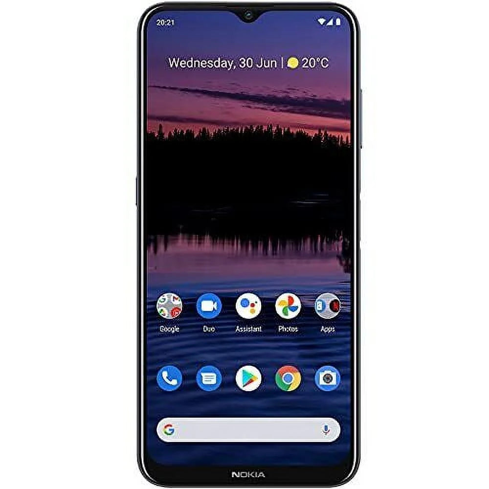 Nokia G20 | Android 11 | Unlocked Smartphone | 3-Day Battery | Dual SIM | US Version | 4/128GB | 6.52-Inch Monitor | 48MP Quad Camera | Polar Night