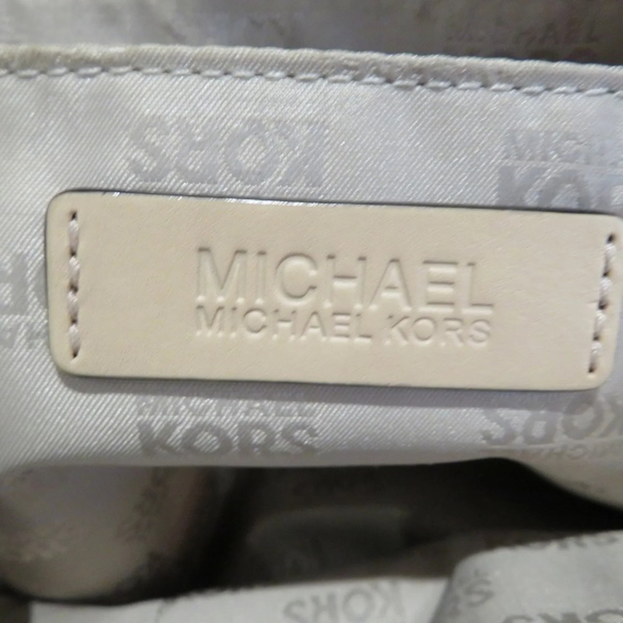 Pre-Owned Michael Kors MK Signature Small Satchel 2WAY Bag Shoulder Boston Women (Good)