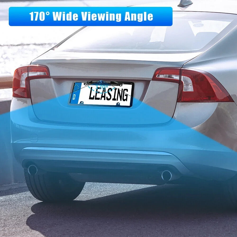 License Plate Frame Car Rear View Camera - Night Vision Backup
