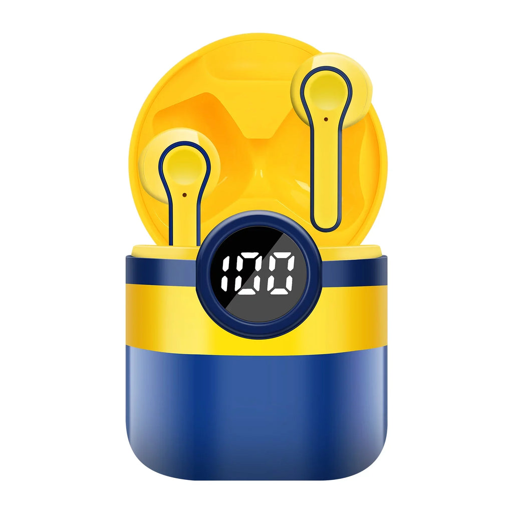 UrbanX Q350 Wireless Earbuds in Ear Bluetooth Headphones For HTC Desire 500 with Microphone & Digital Display IPX7 Liquid Deep Bass Bluetooth Earbuds for Sports Work & Music.