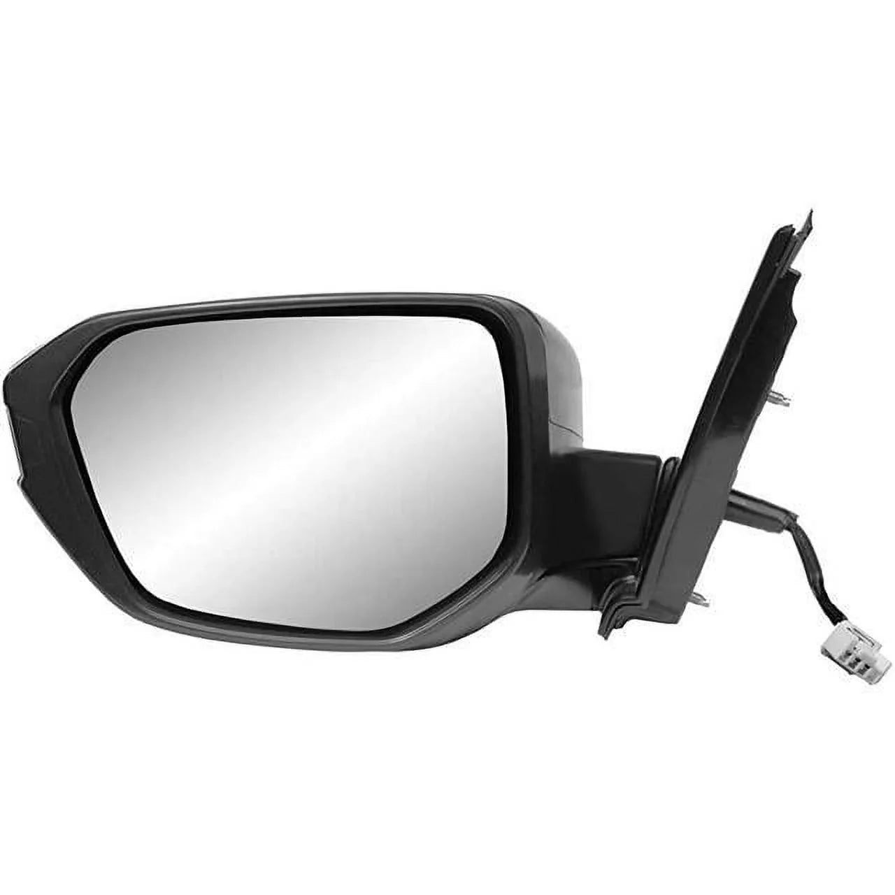 K-Source Driver Side Mirror for HONDA Civic Hatchback, (textured black w/PTM cover, foldaway), w/o turn signal, w/o camera, L, P(17-20) 63634H