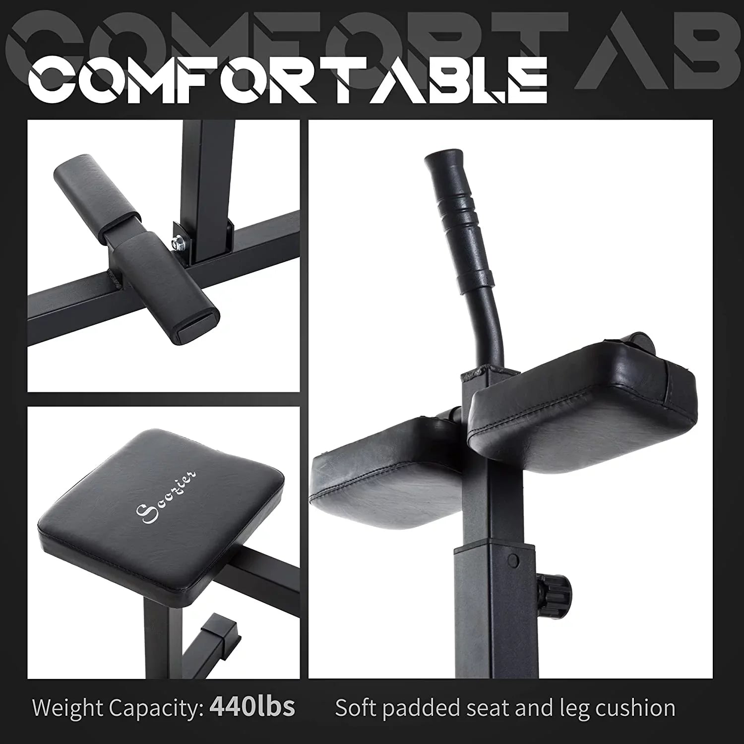 Adjustable Seated Calf Raise Machine, Leg Machines Home Gym, for Calf, Waist, Arm Training