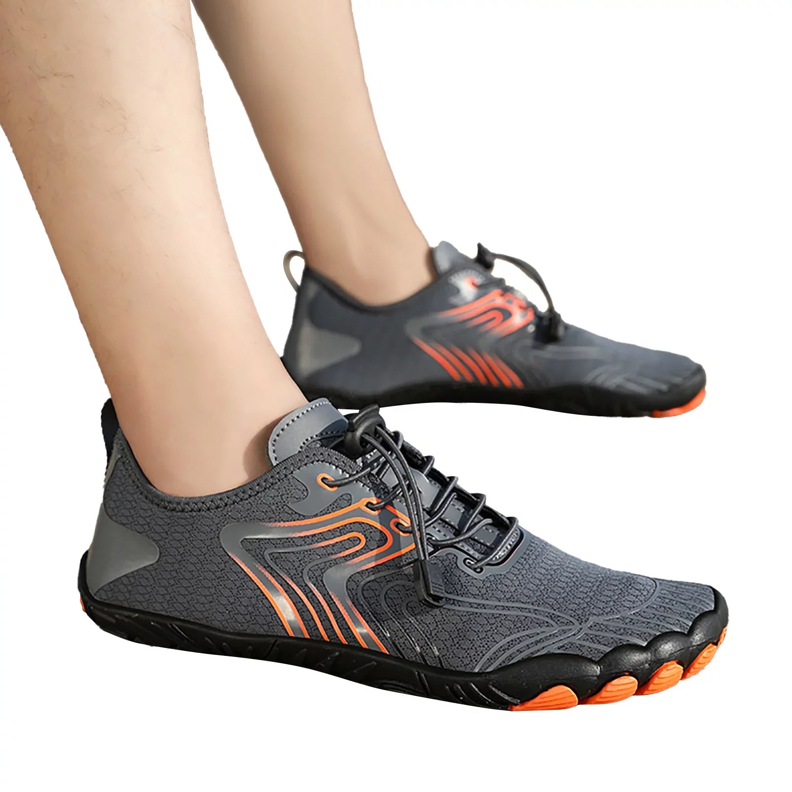 AdBFJAF Mens Sneakers 11 Wide Slip on Outdoor Couple Men Liquid Mountaineering Casual Sport Shoes Lace Up Beach Running Breathable Soft Bottom Shoes