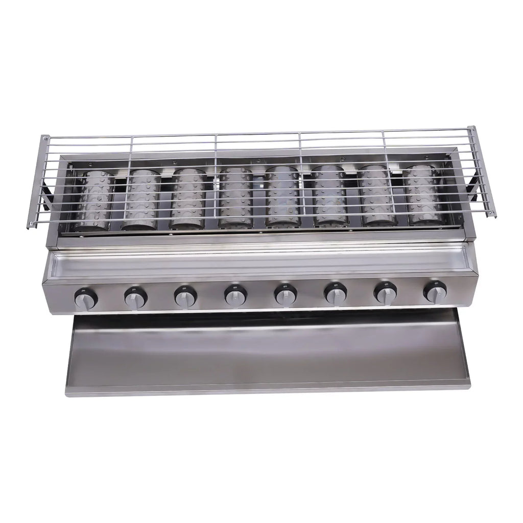 YIYIBYUS BBQ Grill Gas Barbecue Grill for Home Patio Garden Party Picnic, Stainless Steel
