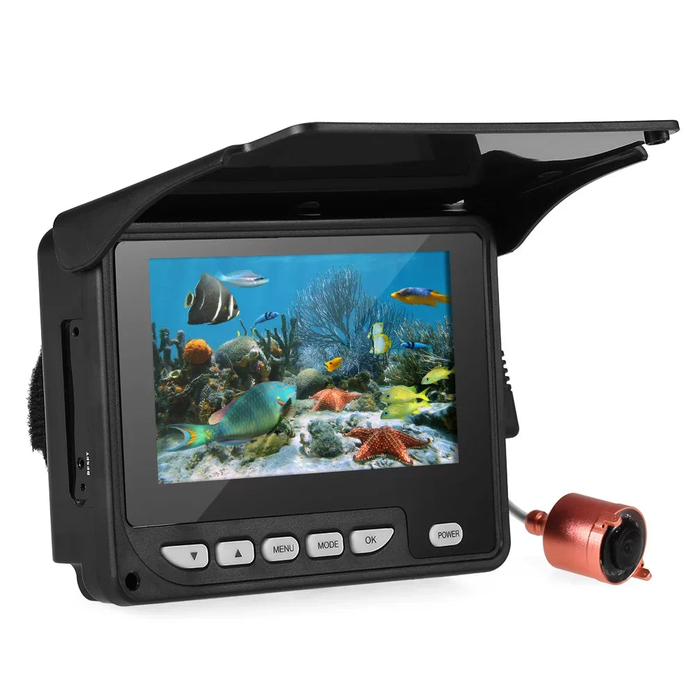 Nebublu 4.3 Inch Fluid Fishing Camera, Fish Finder with Night Vision, 20M Cable, Carry Bag