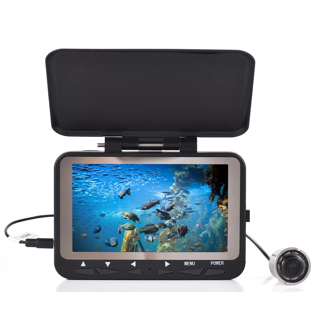 Liquid Fishing Camera Fish Finder, 4.3'' LCD , Night Vision, Ice Boat Fishing