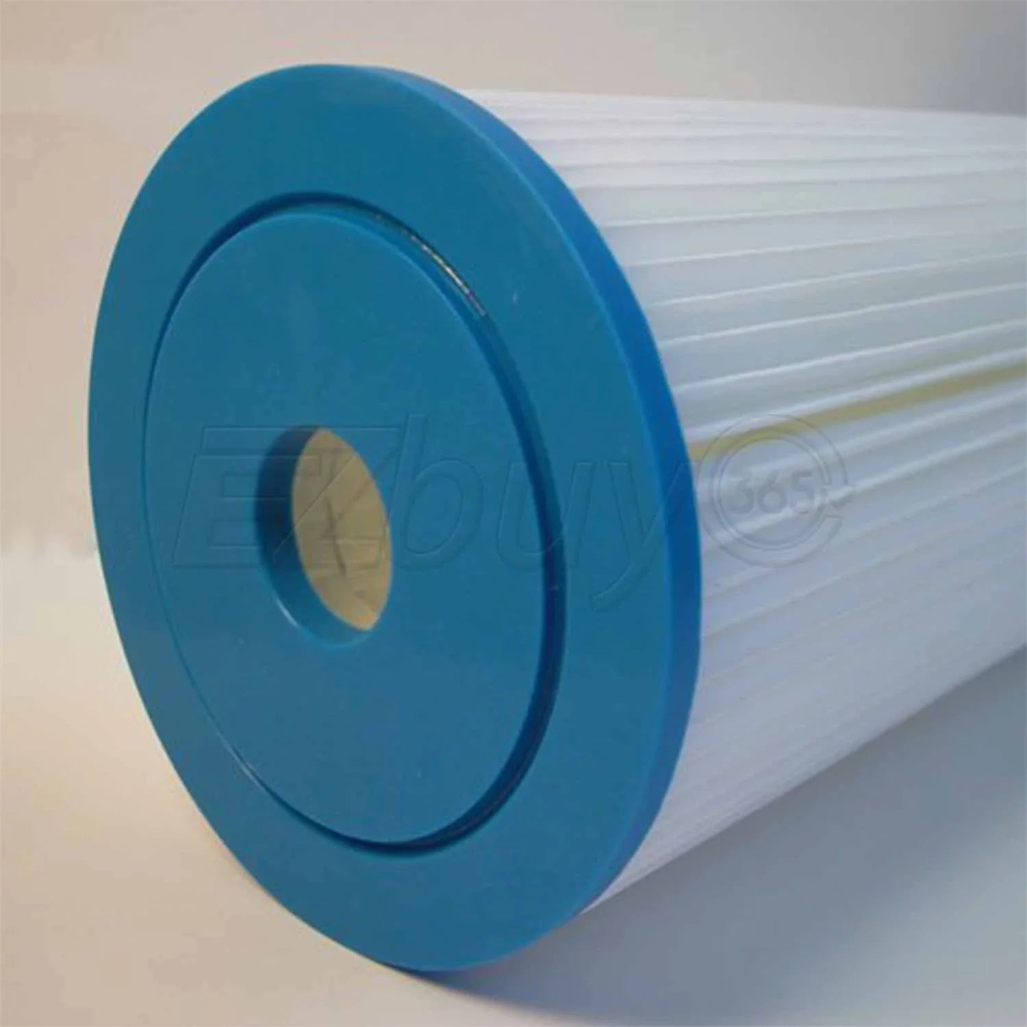 Big Blue Pleated Washable & Reusable Sediment Filter 5 Micron Amplified Surface Area, Removes Sand, Dirt, Silt, Rust, Extended Filter Life for 10" Big Blue Housing by Ronaqua (Set of 8)
