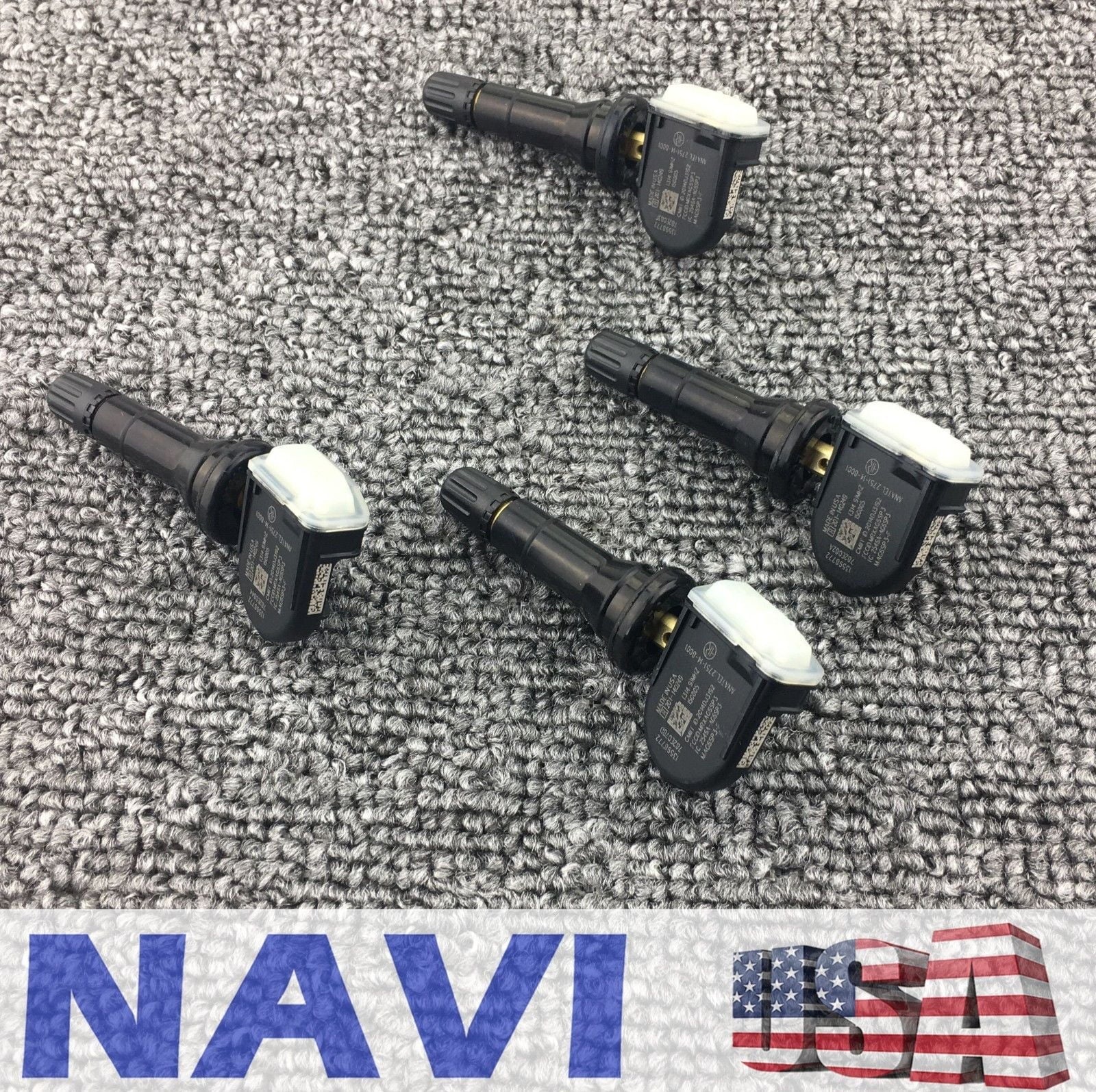 (4) pcs GM OEM New TPMS Tire Pressure Monitoring Sensors for Chevy GMC 13586335