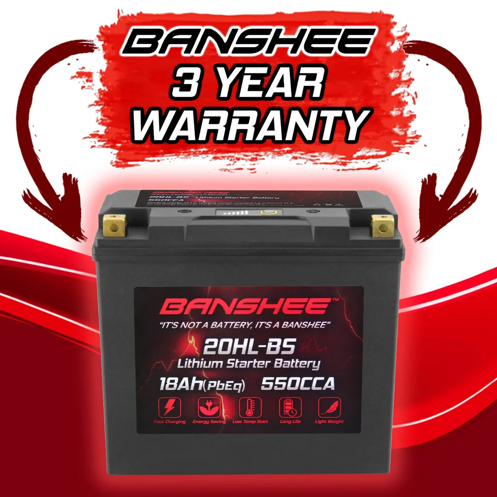 Banshee 20L-BS LiFePO4 Motorsports Battery Compatible with Sea-Doo GTX Limited iS 260 2016 to 2016