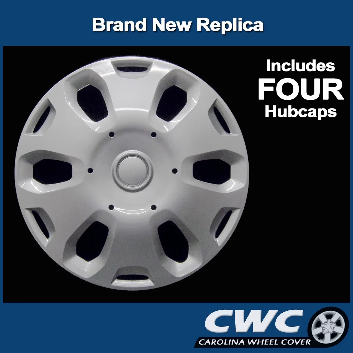 Premium Hubcap Set for Ford Transit Connect 2010, 2011 2012, 2013 - Replacement 15-inch Wheel Covers (4-Pack)