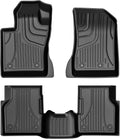 AOMSAZTO Automotive Car Floor Mats for Jeep Compass 2017 2018 2019 2020 2021 2022 2023, All Weather Floor Liners Include 1st & 2nd Row (Not Fit 2017 Single Driver-Side Floor Hook Model)