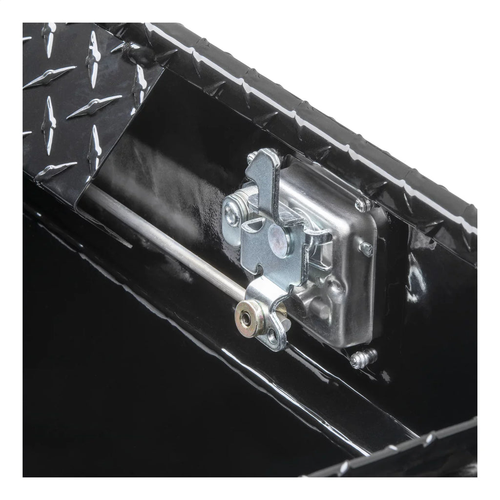 UWS/United Welding Services TBS-69-A-LP-BLK UWSTBS-69-A-LP-BLK 69IN ALUMINUM SINGLE LID CROSSOVER TOOLBOX LOW PROFILE ANGLED BLACK