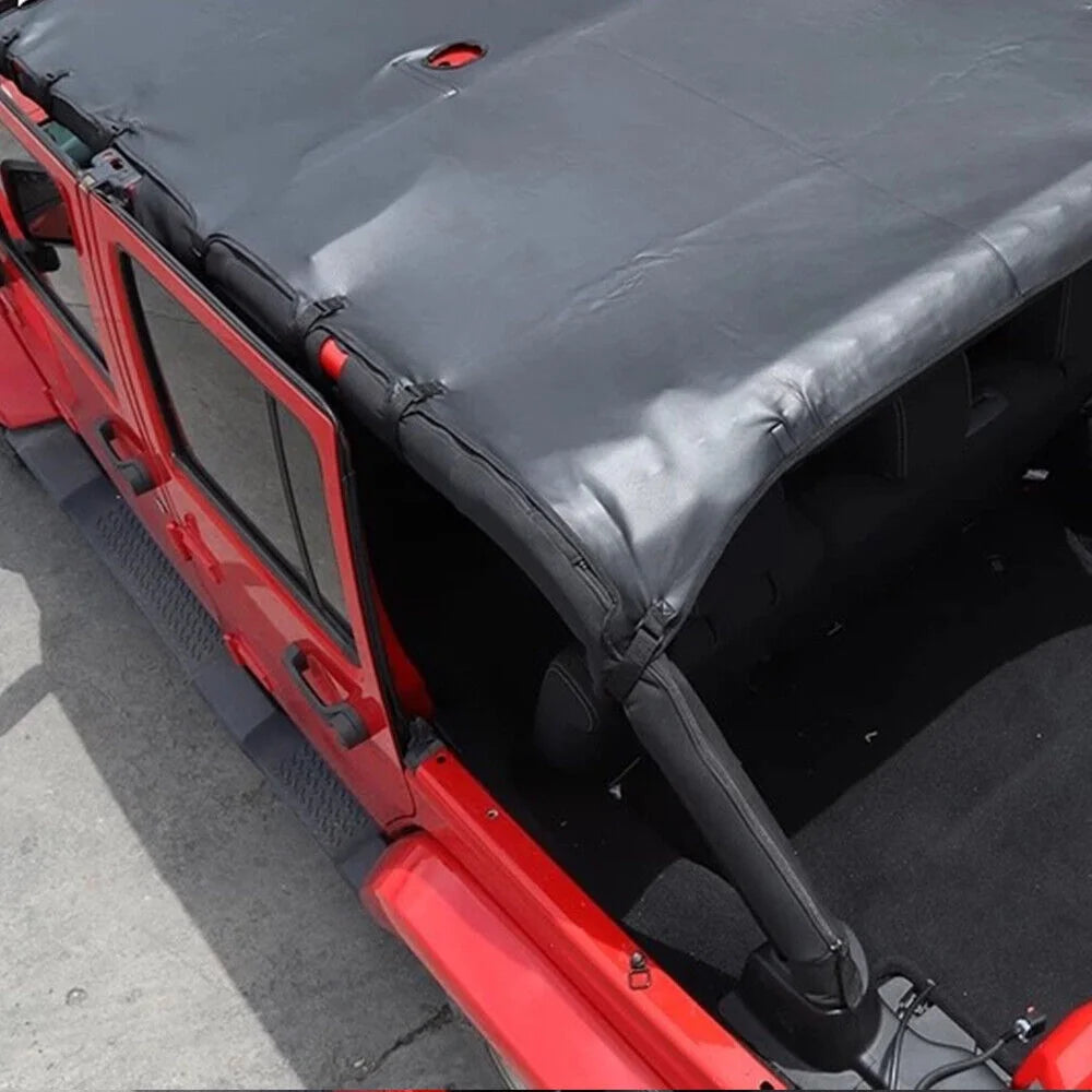 Paddsun Leather Top Sunshade Protection from the SunFor Jeep Wrangler JK JKU 07-18