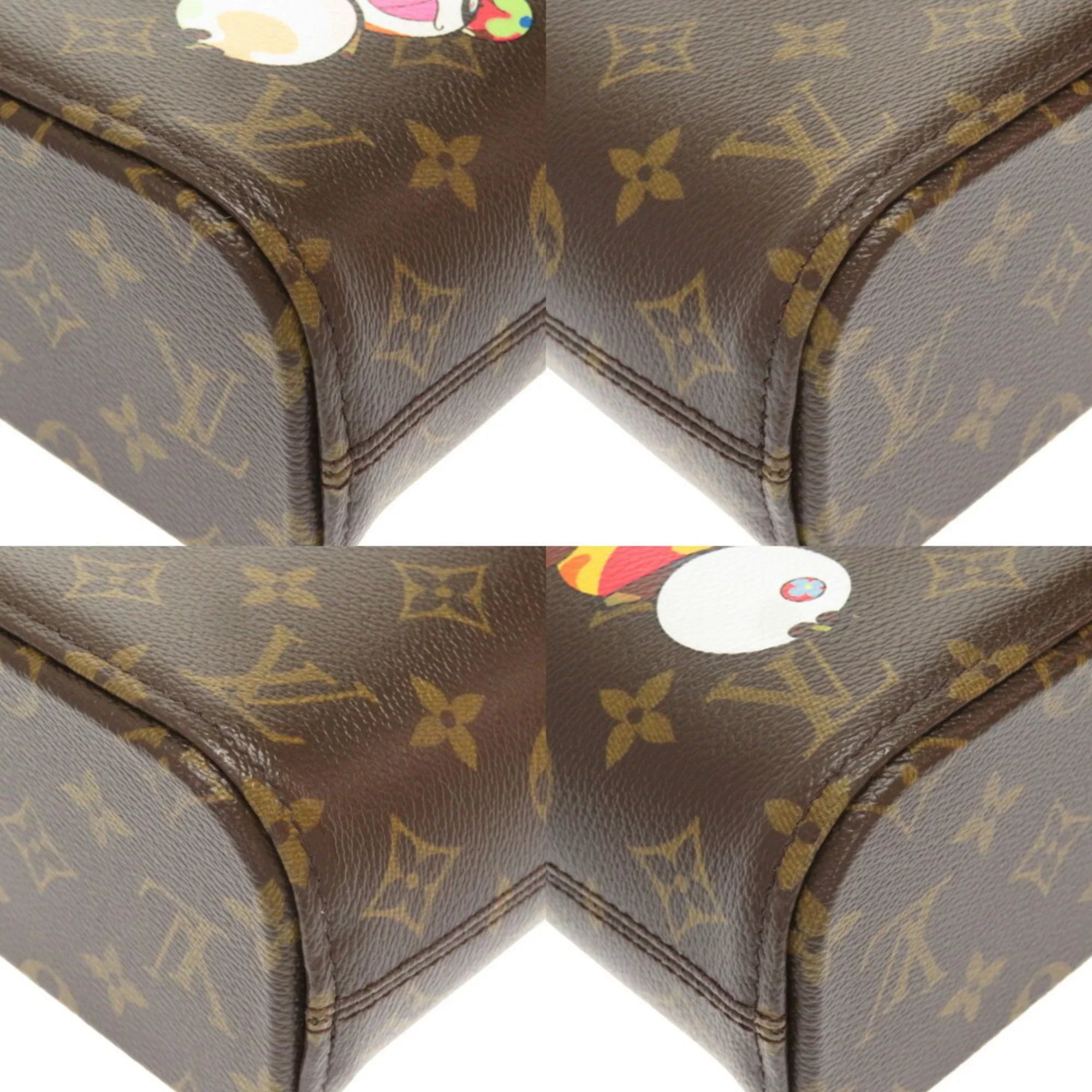 Pre-Owned Louis Vuitton Monogram Panda Vavan PM Takashi Murakami Limited M51173 Handbag (Good)