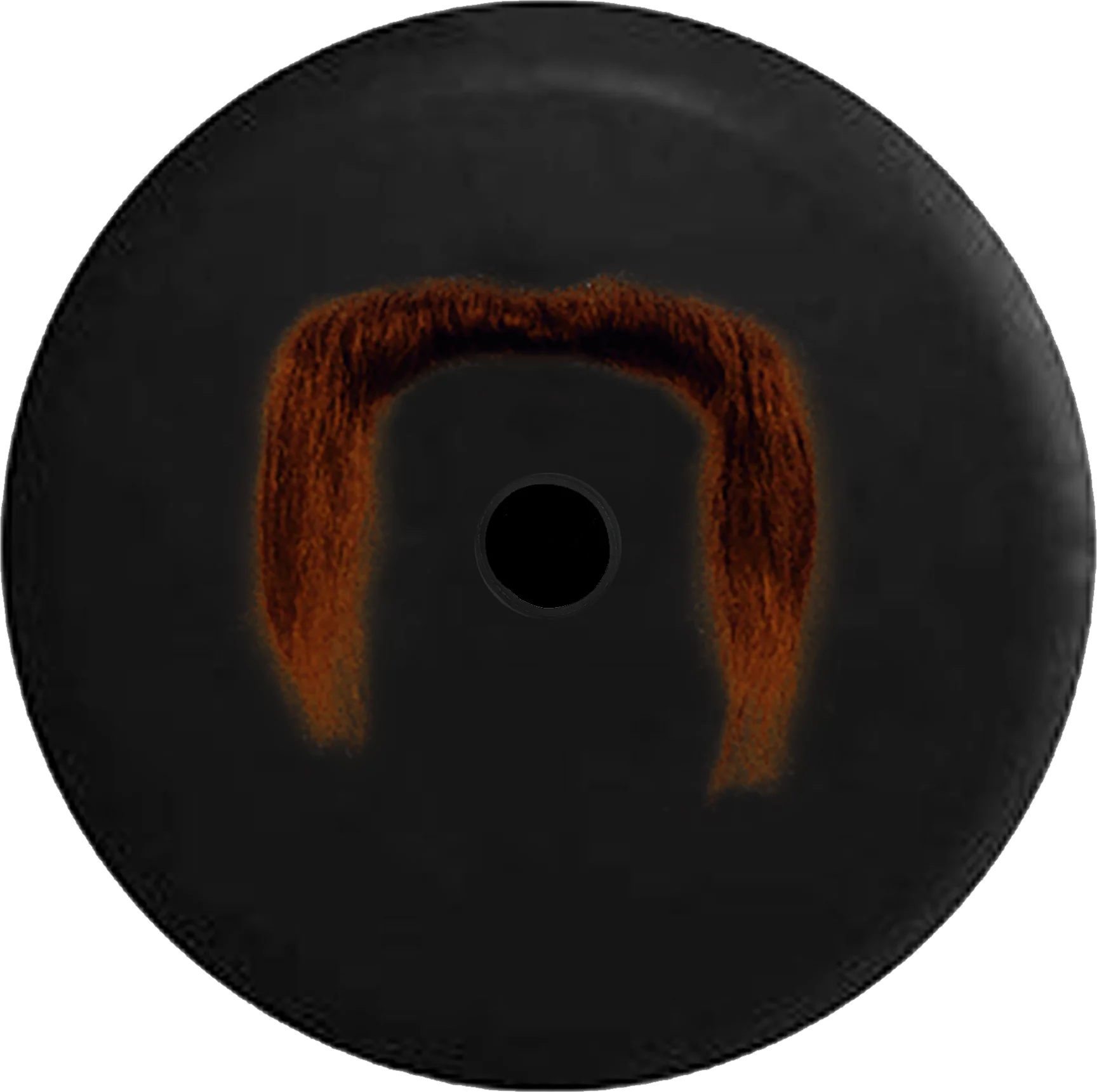 2018 2019 Wrangler JL Backup Camera Brown Handlebar Mustache Funny Spare Tire Cover for Jeep RV 32 Inch