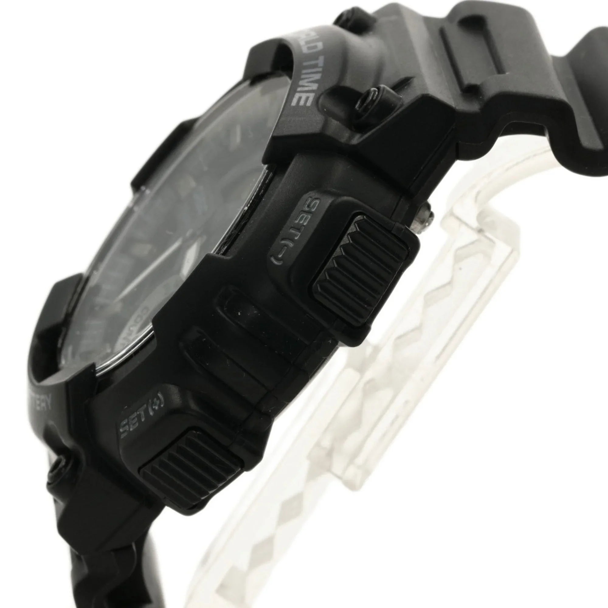 Pre-Owned Casio AEQ-110 Watch Stainless Steel/Rubber Men's CASIO (Good)