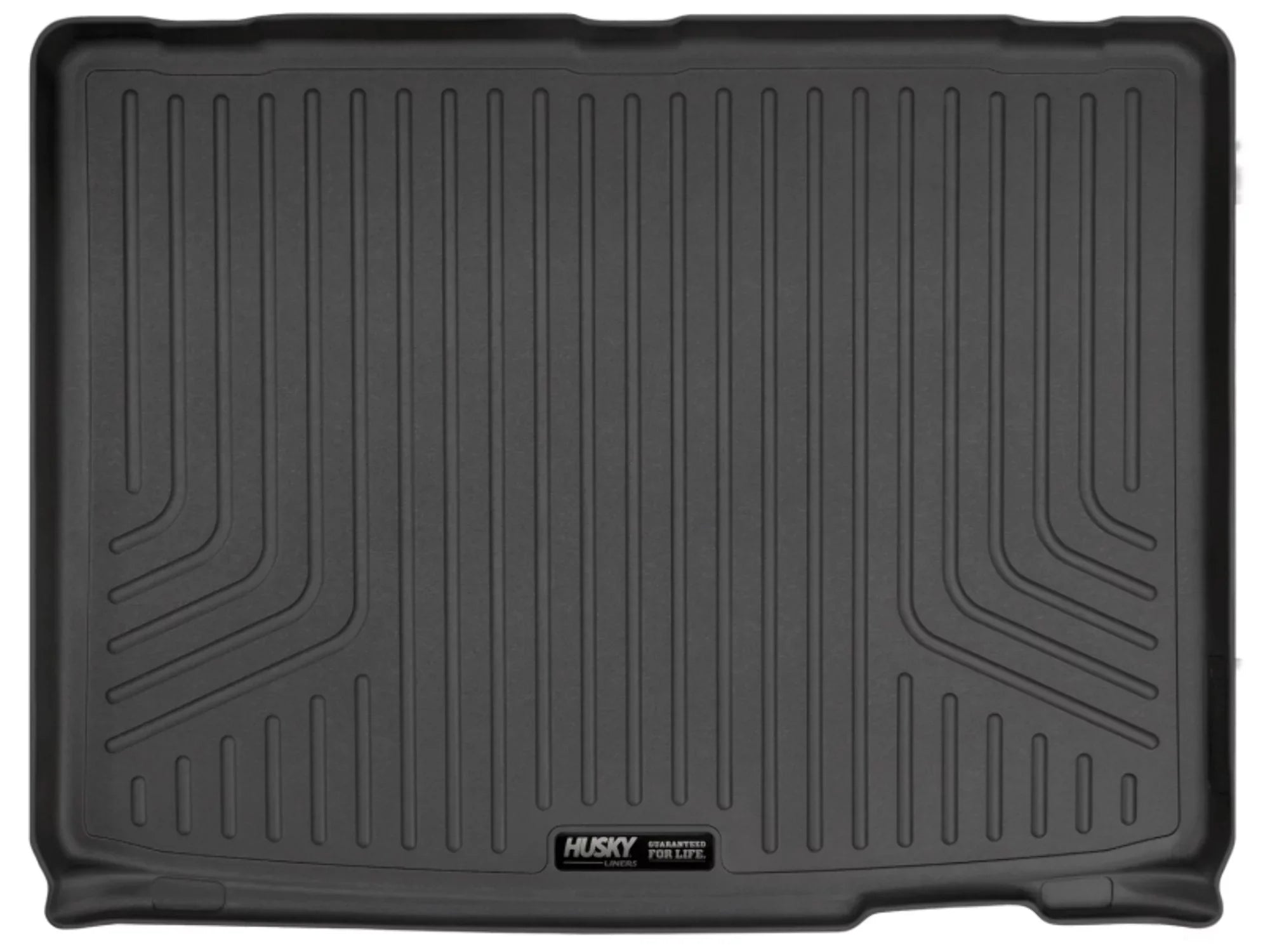 Husky by RealTruck Weatherbeater Series Cargo Liner Behind 3rd Seat Black Compatible with 11-19 Ford Explorer; behind and under upright 3rd Seat