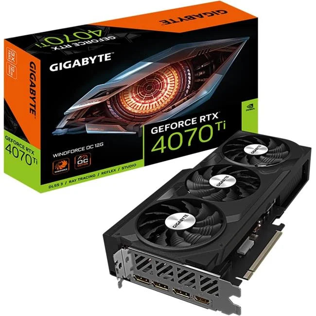 12 GB GeForce RTX 4070 Ti Windforce OC GDDR6X Graphics Card