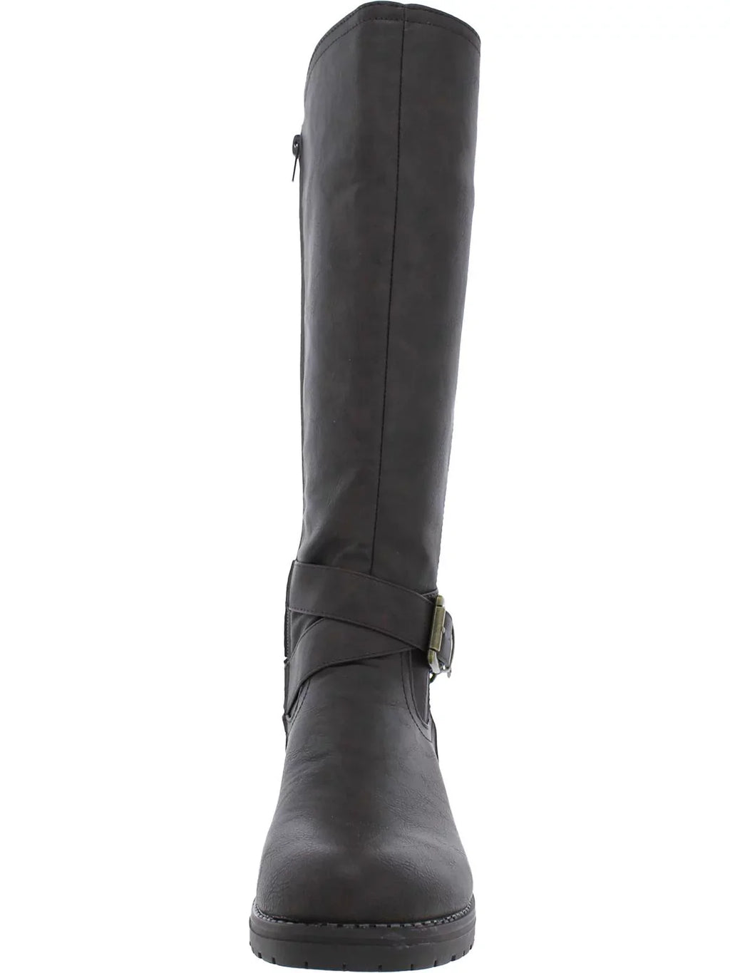 G.C. Shoes Womens Faux Leather Tall Knee-High Boots