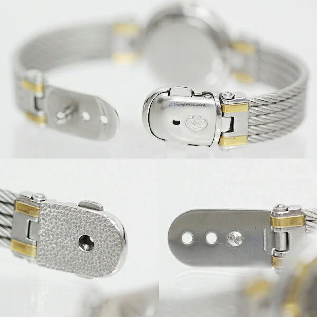 Pre-Owned CHARRIOL AC 32.10 gr watch silver gold ladies fashion (Good)