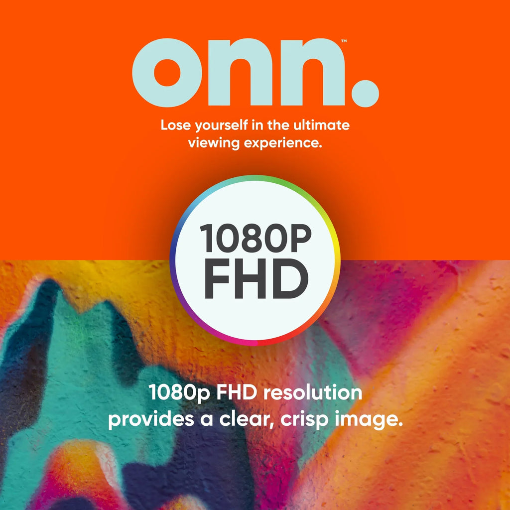 onn. 40” Class FHD (1080P) LED Roku Smart TV (100097810)