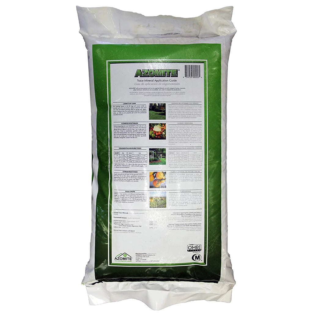 Azomite 44 lbs Granular Organic Trace Mineral Soil Additive Fertilizer