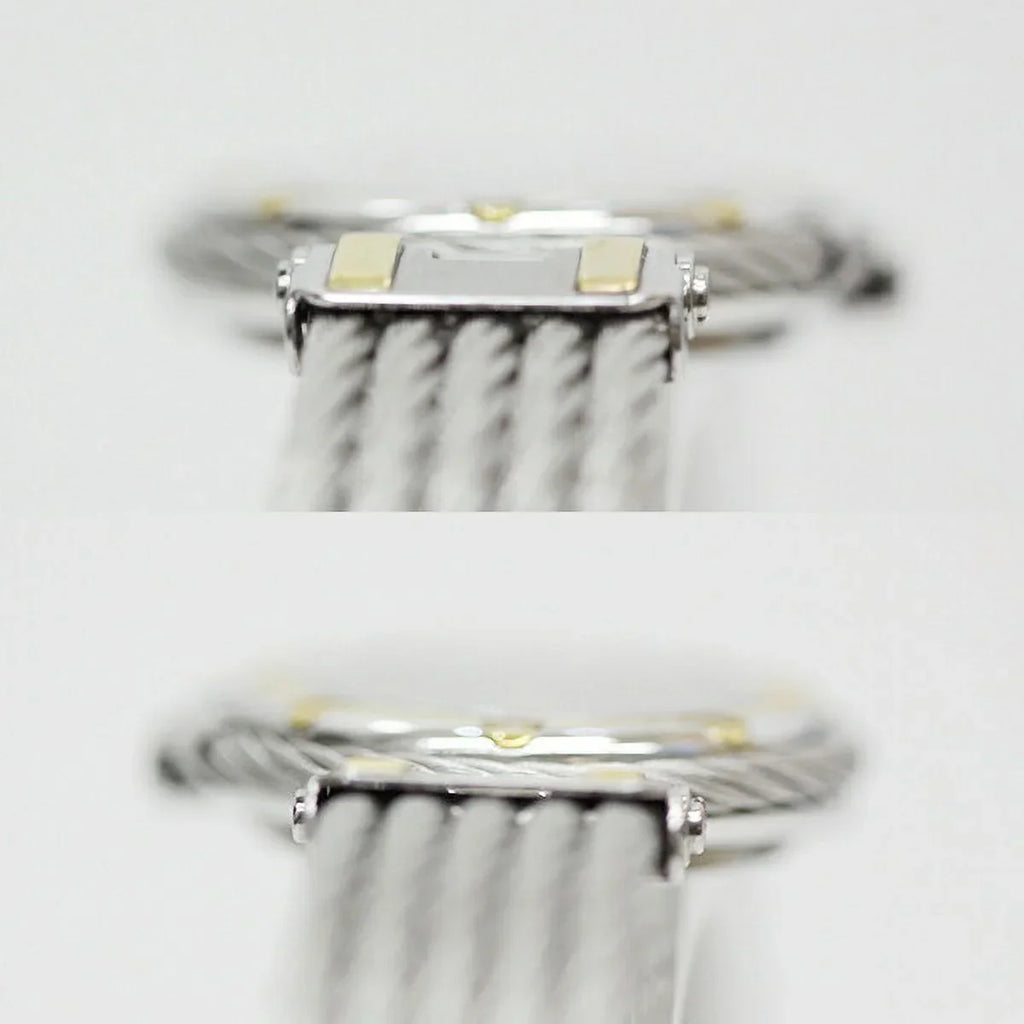Pre-Owned CHARRIOL AC 32.10 gr watch silver gold ladies fashion (Good)