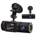 TSV Dual Dash Cam, FHD 1080P Front Interior Dual Dash Camera IR Night Vision Dashcam, Driving Recorder for Car, Taxi with Loop Recording, G-Sensor, Parking Mode