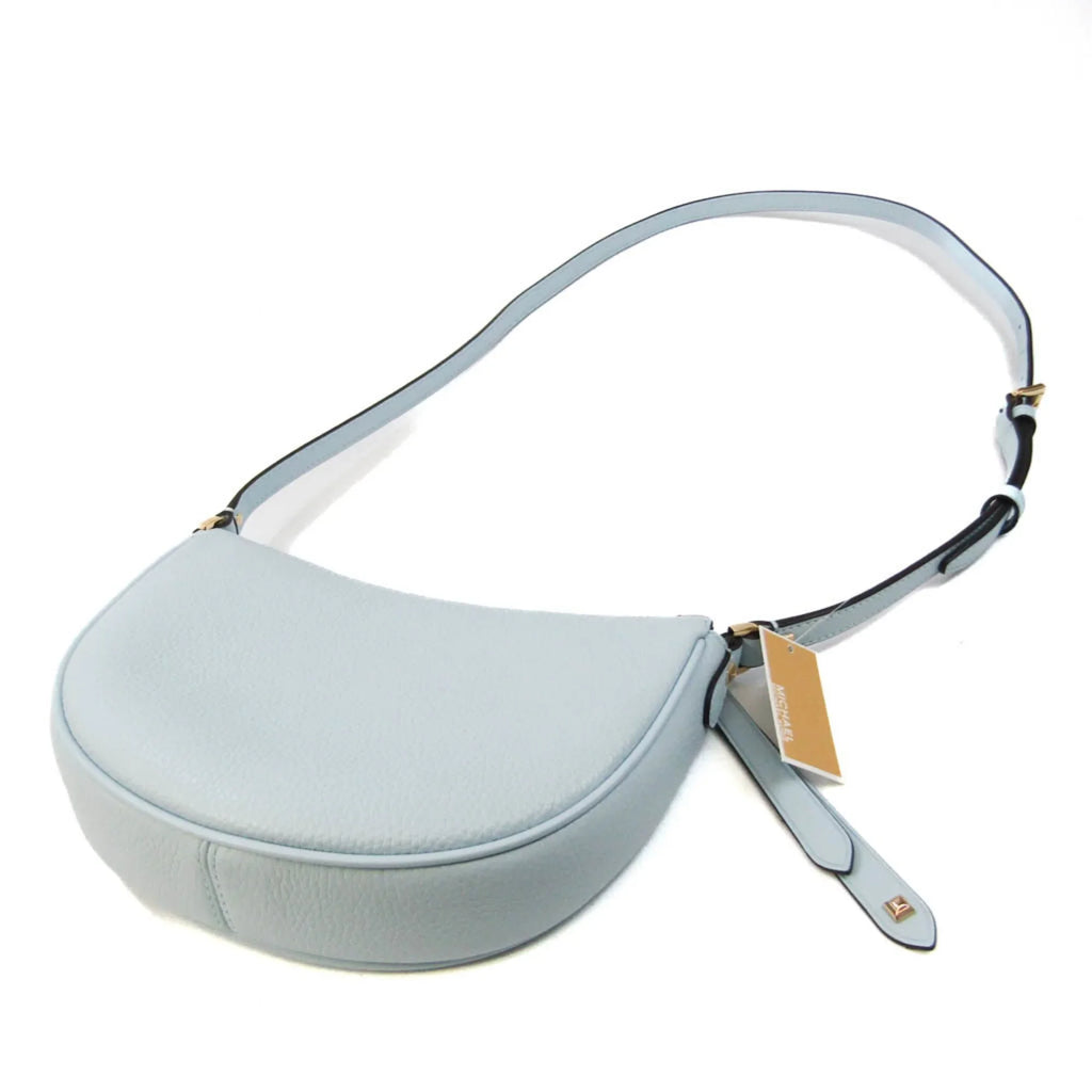 Pre-Owned Michael Kors DOVER 35R3G4DC5L Women's Leather Shoulder Bag Light Blue (Good)