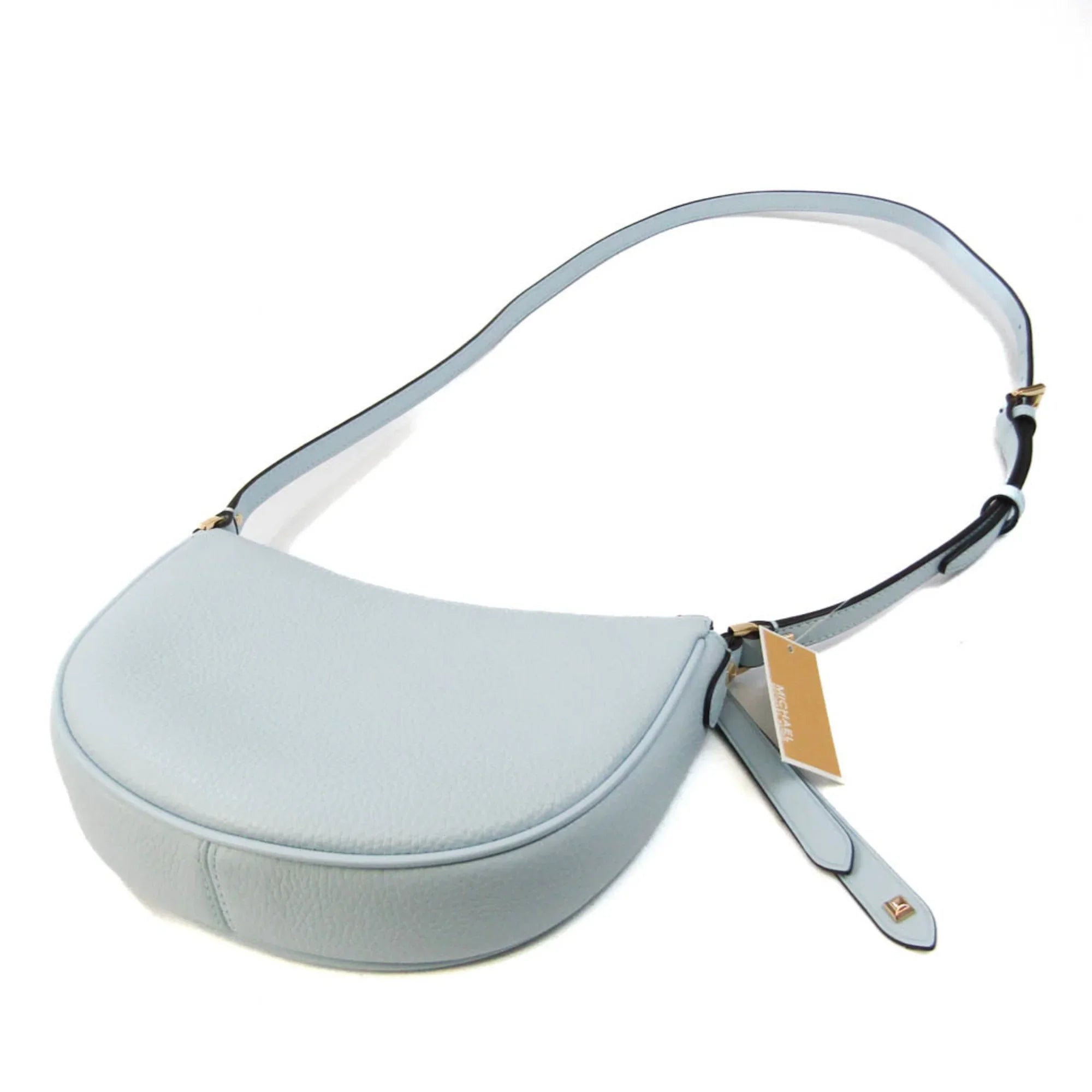 Pre-Owned Michael Kors DOVER 35R3G4DC5L Women's Leather Shoulder Bag Light Blue (Good)