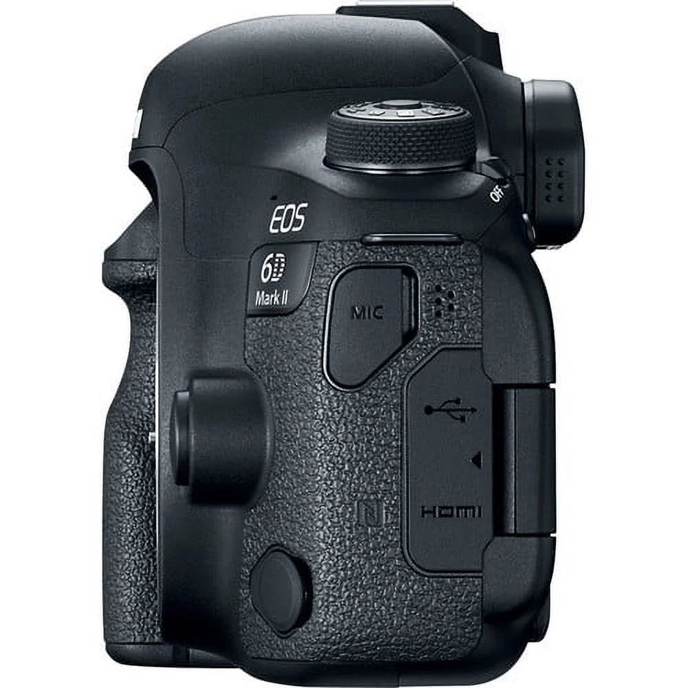 EOS 6D Mark II DSLR Camera (1897C002) + EF 50mm Lens + More