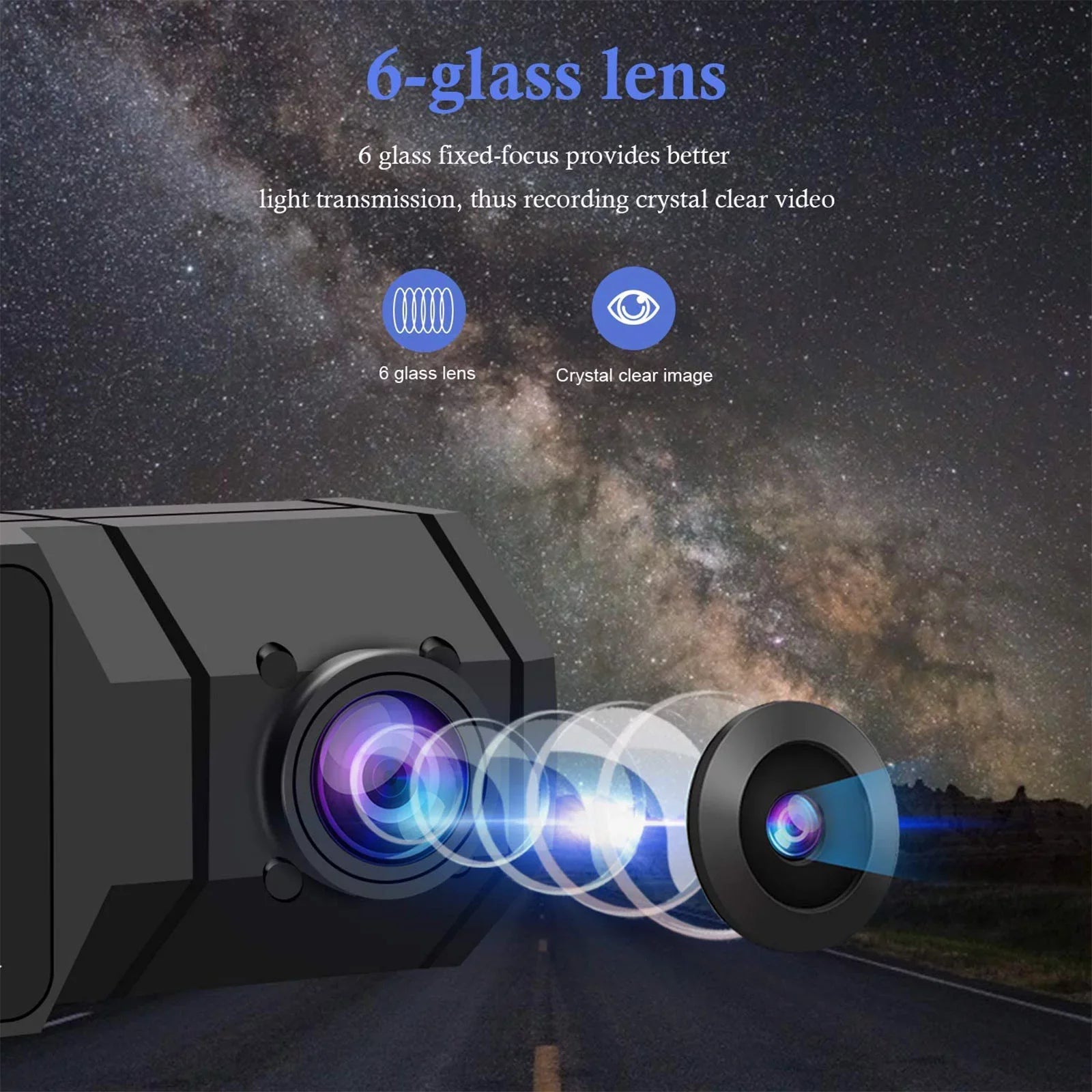 TSV Dual Dash Cam, FHD 1080P Front Interior Dual Dash Camera IR Night Vision Dashcam, Driving Recorder for Car, Taxi with Loop Recording, G-Sensor, Parking Mode