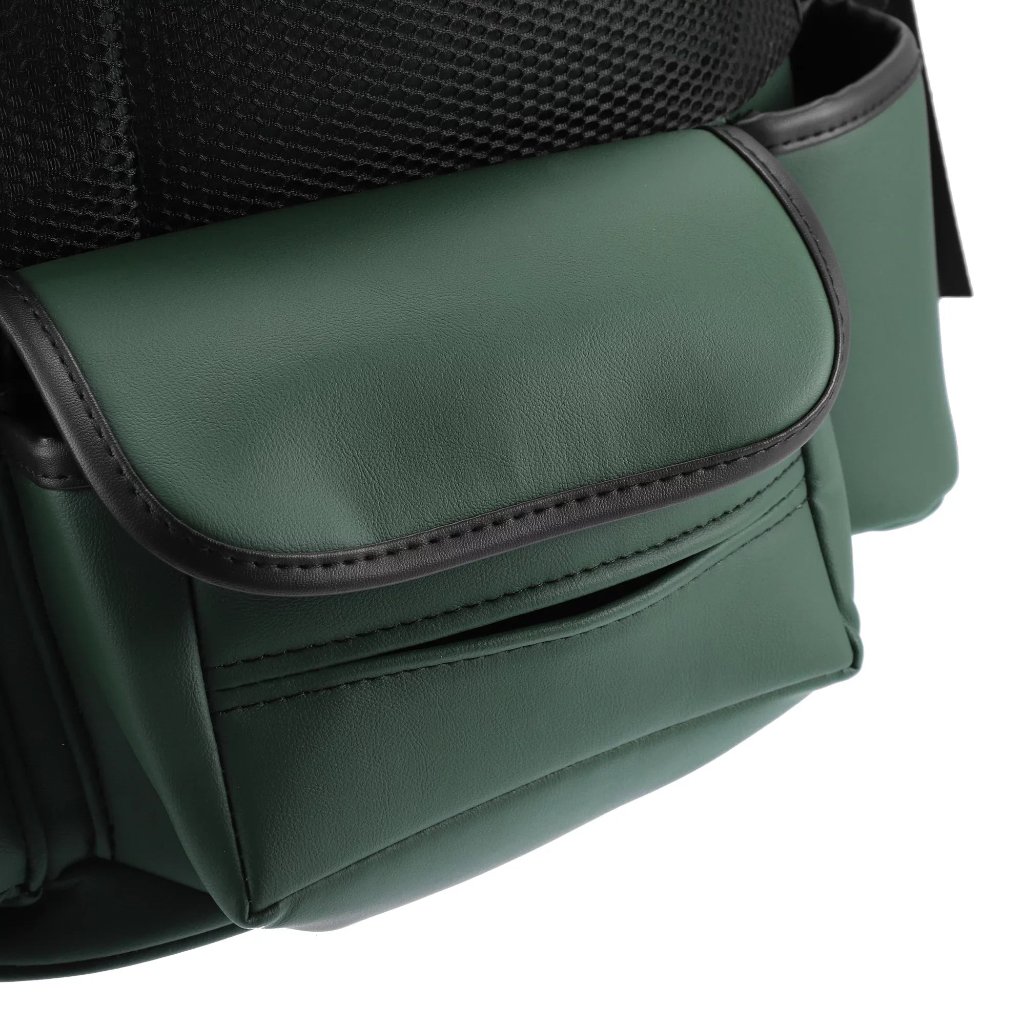Unique Bargains Car Large Capacity Seat Organizer Backseat Multi Pockets Purse Storage for Car 36x26x18cm Army Green