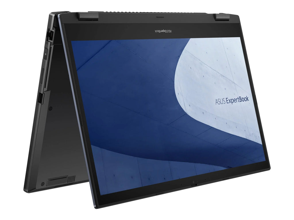 ExpertBook B2 Flip B2502FBA-XS74T - Flip design - Core i7 - 1260P / up to 4.7 GHz - Win 11 Pro - Iris Xe Graphics - 16 GB RAM - 512 GB SSD NVMe - 15.6" Display 1920 x 1080 (Full HD) - Wi-Fi 6E - star black (LCD cover), star black