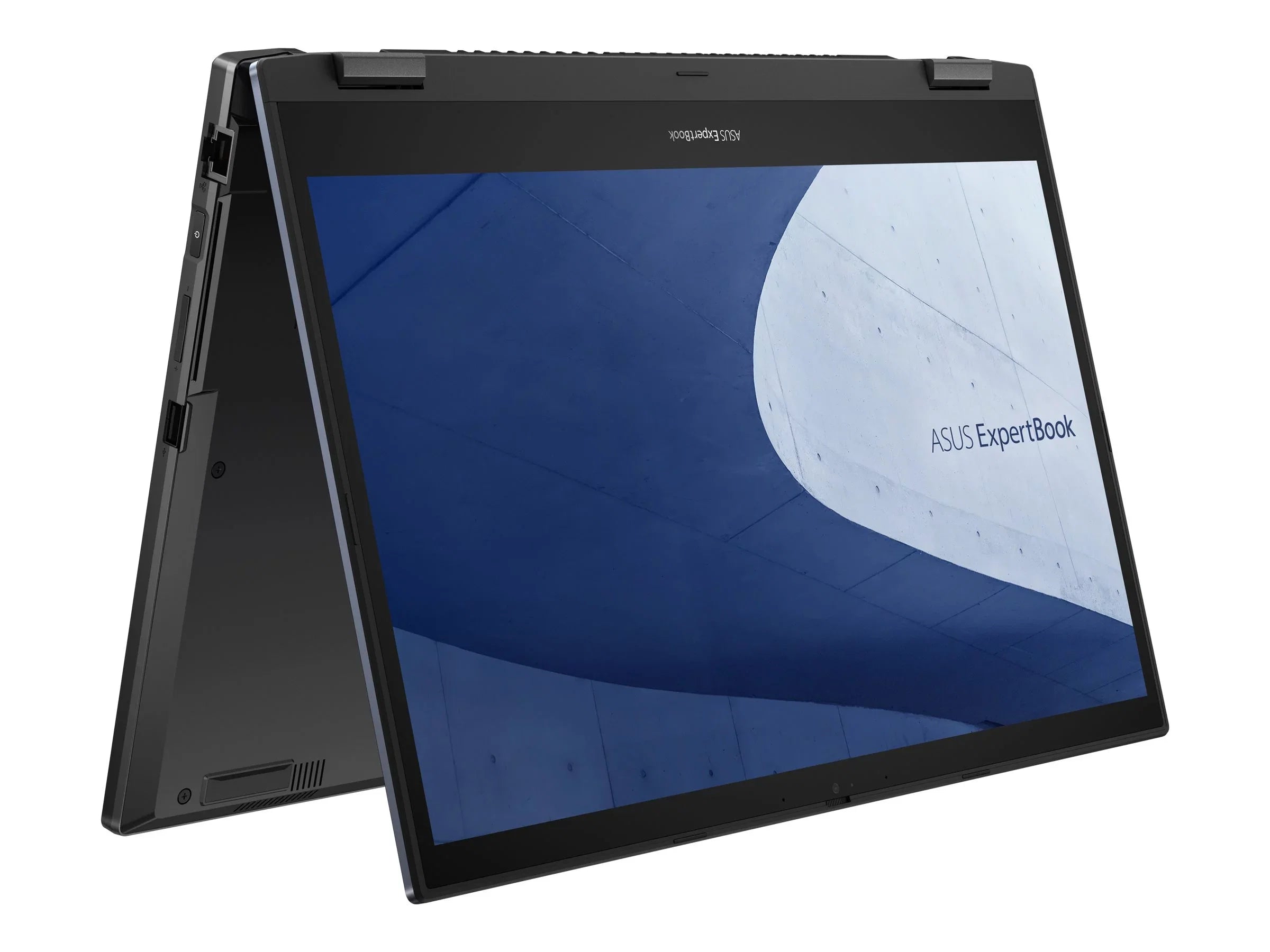 ExpertBook B2 Flip B2502FBA-XS74T - Flip design - Core i7 - 1260P / up to 4.7 GHz - Win 11 Pro - Iris Xe Graphics - 16 GB RAM - 512 GB SSD NVMe - 15.6" Display 1920 x 1080 (Full HD) - Wi-Fi 6E - star black (LCD cover), star black