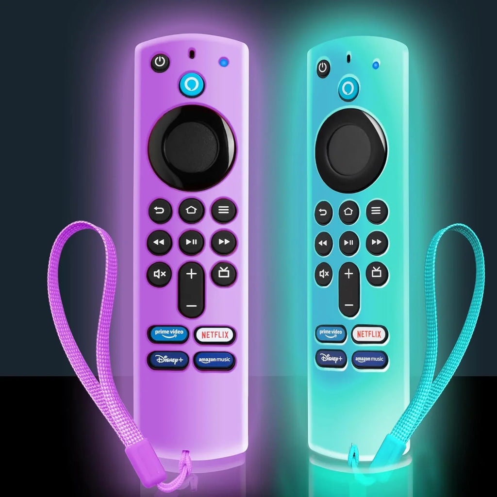 2Pack Cover for Fire Stick Remote, Case for Alexa Fire TV Remote 4K Replacement Compatible with Firestick Remote Skin