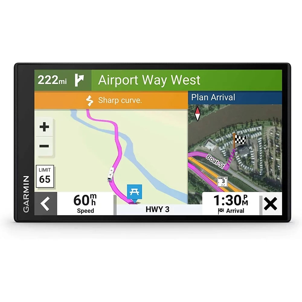 Garmin 010-02747-00 RV 795 7" RV GPS Navigator Bundle with Deco Gear Dual DC12V/24V Electronic Multifunction Car Socket and 7 Inch Hard EVA Case with Zipper for Tablets and GPS