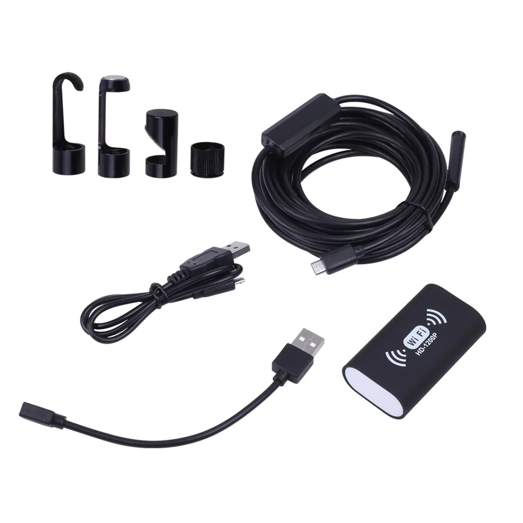 Nebublu 2.0MP Wireless Camera, IP68 Liquid WiFi Inspection Tool, Industrial Endoscope for iPhones, iPads, Android Devices and PC