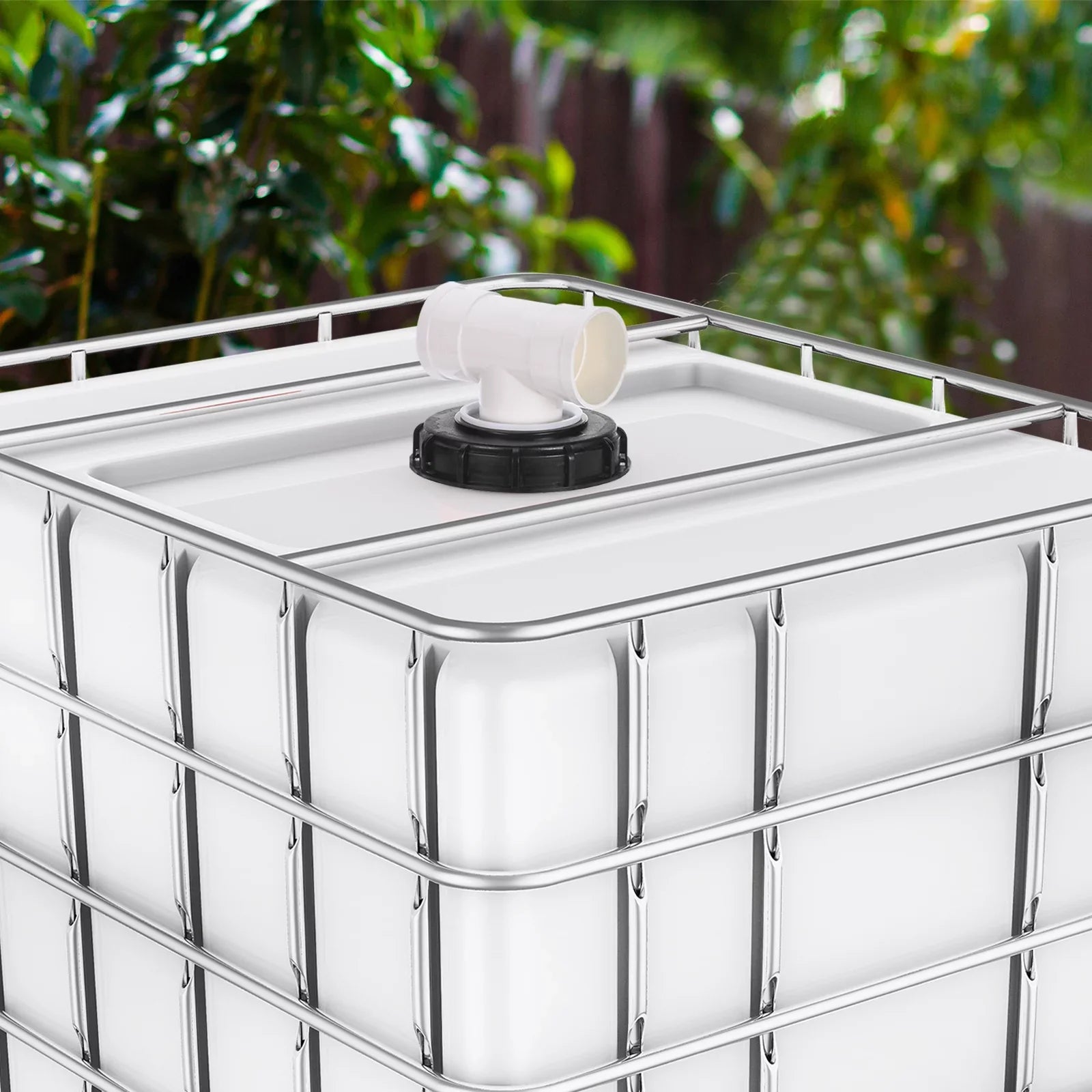 163mm IBC Lid Filter Cover T-Shaped Fluid Tank IBC Tote Cover with Washable Nylon Filter